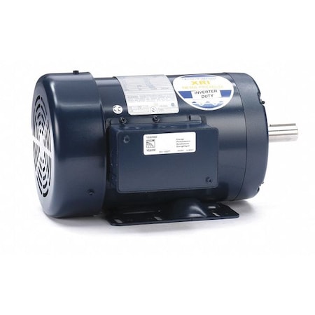 Leeson Three-Phase General Purpose Motor, 1 HP, 143T Frame, 230/460V AC Voltage, 1760 rpm Nameplate RPM 143TTFR15642