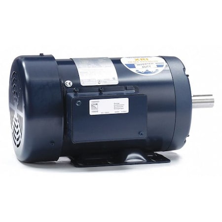 Leeson Three-Phase General Purpose Motor, 1 HP, 145T Frame, 230/460V AC Voltage, 1170 rpm Nameplate RPM 145TTFR16078