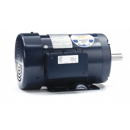 Leeson Three-Phase General Purpose Motor, 2 HP, 145T Frame, 230/460V AC Voltage, 3490 rpm Nameplate RPM 145TTFR13002