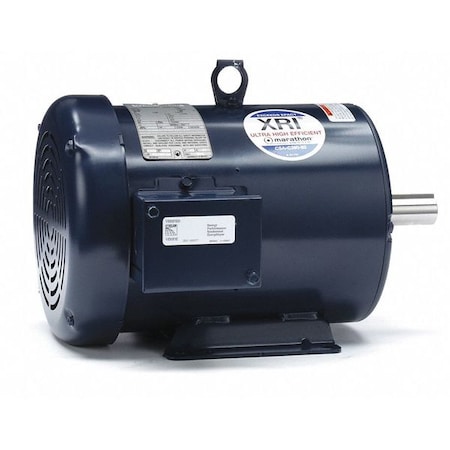 Marathon Three-Phase General Purpose Motor, 5 HP, 184T Frame, 230/460V AC Voltage, 1755 rpm Nameplate RPM 184TTFBD6027
