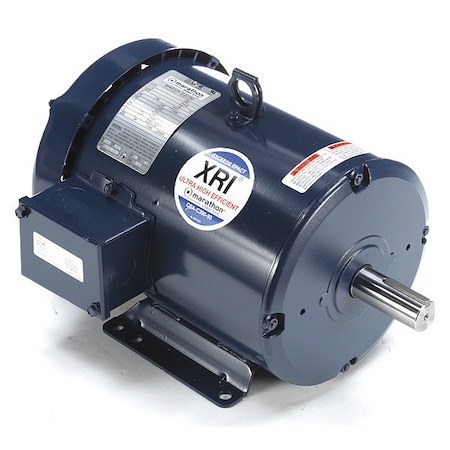 Marathon Three-Phase General Purpose Motor, 5 HP, 184T Frame, 200V AC Voltage, 1760 rpm Nameplate RPM 184TTFBD6039