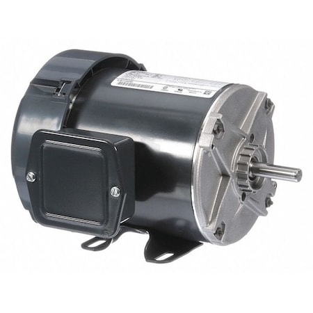 Leeson Three-Phase General Purpose Motor, 1/4 HP, 48 Frame, 208-230/460V AC Voltage, 1,725 Nameplate RPM 5K32GN30