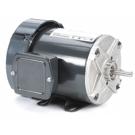 Leeson Three-Phase General Purpose Motor, 1/3 HP, 48 Frame, 208-230/460V AC Voltage, 3,450 Nameplate RPM 5K33FN30