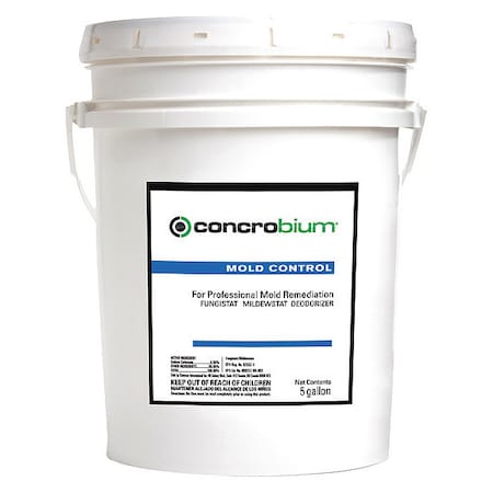 Concrobium Mold Control, 5 gal. Pail, Unscented, Clear 625005