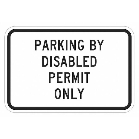 Lyle ADA Handicapped Parking Sign, 12" x 18, T1-2132-EG_18x12 T1-2132-EG_18x12