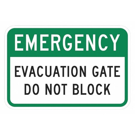 Lyle Entrance Sign, 12 in H, 18 in W, Aluminum, Horizontal Rectangle, English, T1-1664-EG_18x12 T1-1664-EG_18x12