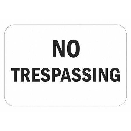 Lyle Warning Sign, 12 in H, 18 in W, Aluminum, Horizontal Rectangle, English, T1-3094-EG_18x12 T1-3094-EG_18x12