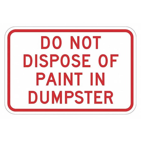 Lyle Facility Sign, 12 in H, 18 in W, Aluminum, Horizontal Rectangle, English, T1-1678-EG_18x12 T1-1678-EG_18x12