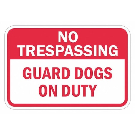 Lyle Warning Sign, 12 in H, 18 in W, Aluminum, Horizontal Rectangle, English, T1-3106-HI_18x12 T1-3106-HI_18x12