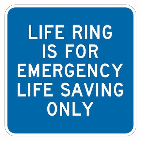 Lyle Warning Sign, 18 in H, 18 in W, Aluminum, Square, English, T1-1838-EG_18x18 T1-1838-EG_18x18