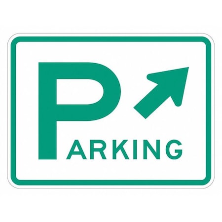 Lyle Parking Location Traffic Sign, 18" x 24, T1-1113-EG_24x18 T1-1113-EG_24x18