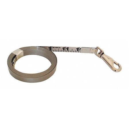 Us Tape 18 ft Oil Gauging Tape Measures, 1/2 in Blade 58911