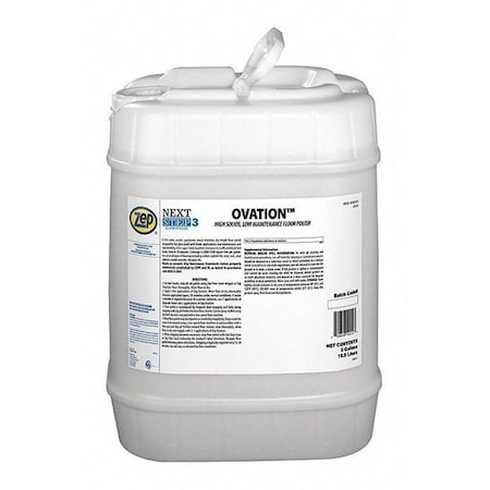 Zep Floor Finish, 5 gal., 30 min. Dry Time 190135