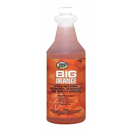Zep Degreaser, 1 Qt Bottle, Liquid, Orange, 12 PK 41501