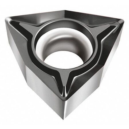 Walter Turning Insert, Trigon, 2, WCGT, .5, Carbide WCGT040202-FM2 WSM21