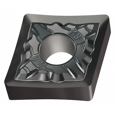 Walter Diamond Turning Insert, Diamond, 4, CNGG, 1, Carbide CNGG120404-MS3 WSM01