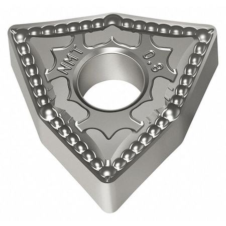 Walter Turning Insert, Trigon, 4, WNMG, 2, Carbide WNMG080408-NMT WSM20S