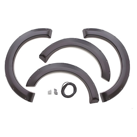 Lund Fender Flares, 2 in, Black RX312S