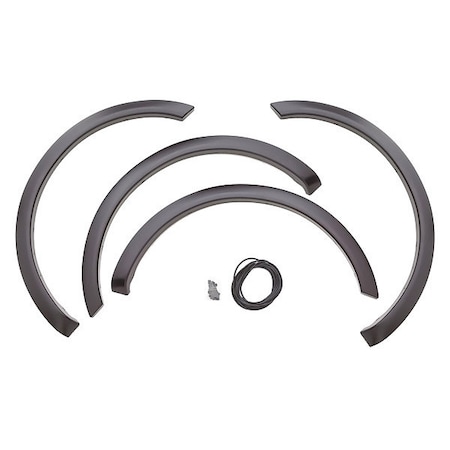 Lund Fender Flares, 2 in, ABS, Black SX310S