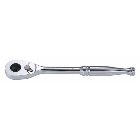 Westward 1/2" Drive, 84 Geared Teeth, Pear Head Hand Ratchet, 11" L, Chrome Finish 440G17