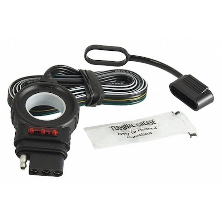 Hopkins Towing Solutions Flat Electric Connector, 4-Way, ForVehicle 48058