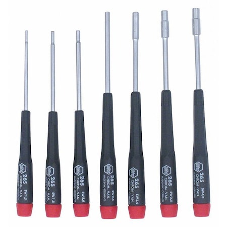 Wiha Nut Driver Sets, 2-3/8" Shank Length 26592