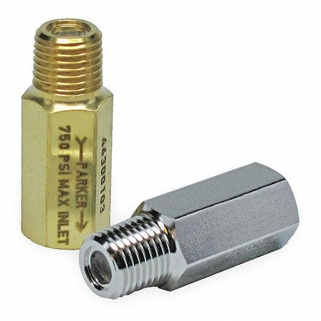 Parker Safety Relief Valve, Overall 1-45/64" L VR744MF2SV