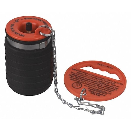 Test-Tite Pressure Relief Pneumatic Test Plug 4" 83588