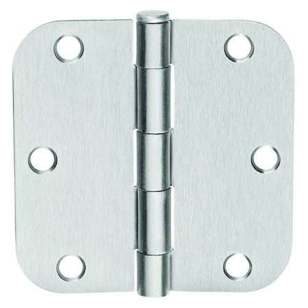 Mckinney Door and Butt Hinge, Steel, Full Mortise Mounting, 1 1/4 in Leaf W x 3 1/2 in Leaf H 3½x3½ 1458 26D