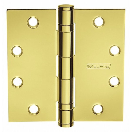 Mckinney Door and Butt Hinge, Steel, Full Mortise Mounting, 1 15/16 in Leaf W x 4 1/2 in Leaf H 4½x4½ MPB79 3