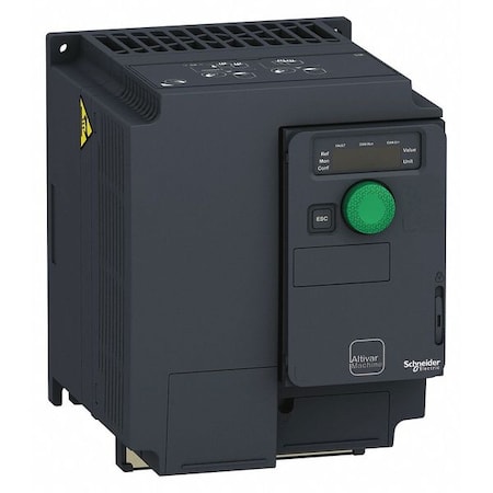 Schneider Electric Variable Frequency Drive, 3 HP, 3.9A ATV320U22S6C