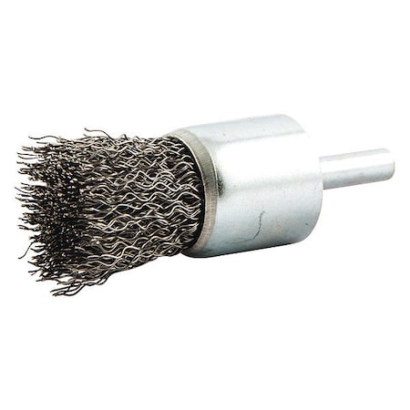 Zoro Select End Brush, Shank 1/4", Wire 0.012" dia. 66254442932