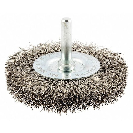 Zoro Select Wire Wheel Brush, 0.014" dia. Wire 66254442928