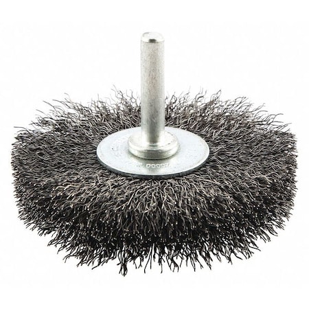 Zoro Select Wire Wheel Brush, 0.008" dia. Wire 66254443310