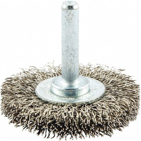 Zoro Select Wire Wheel Brush, 0.0118" dia. Wire 66254442929