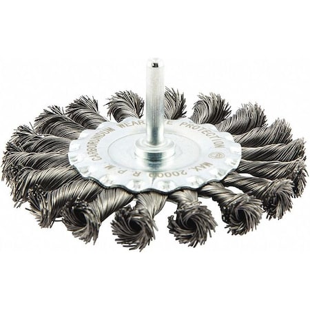 Zoro Select Wire Wheel Brush, 0.014" dia. Wire 66254442927