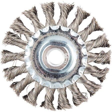 Zoro Select Wire Wheel Brush, 0.014" dia. Wire 66254442959