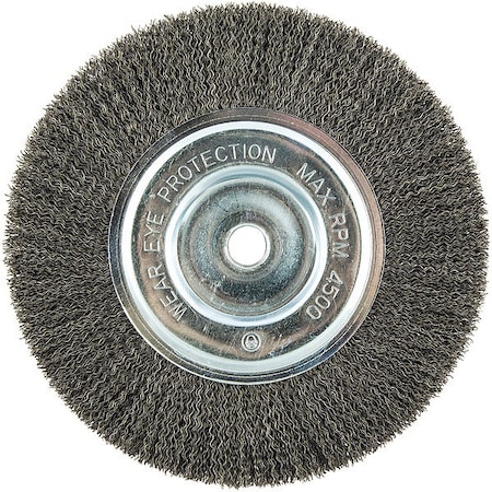 Zoro Select Wire Wheel Brush, 0.014" dia. Wire 66254443312