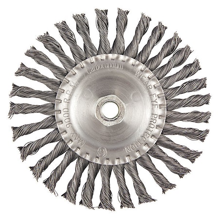 Zoro Select Wire Wheel Brush, 0.020" dia. Wire 66254442988