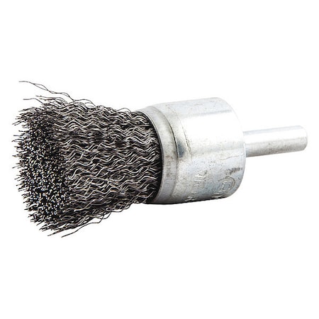 Zoro Select End Brush, Shank 1/4", Wire 0.008" dia. 66254442930