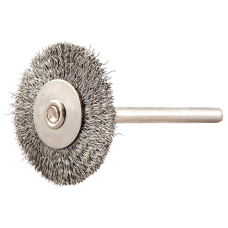 Zoro Select Wire Wheel Brush, 0.005" dia. Wire 66254443060