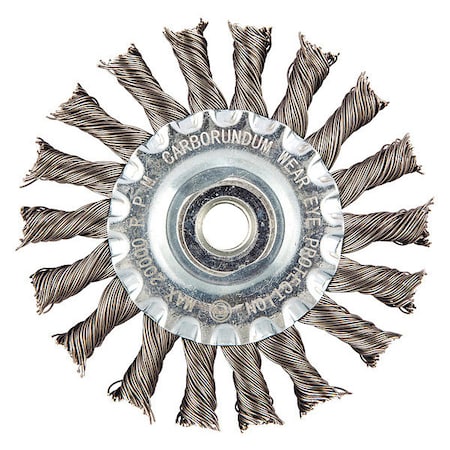 Zoro Select Wire Wheel Brush, 0.020" dia. Wire 66254442987