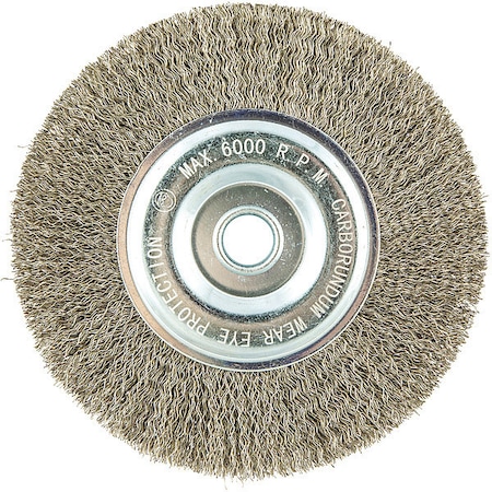 Zoro Select Wire Wheel Brush, 0.0118" dia. Wire 66254443055