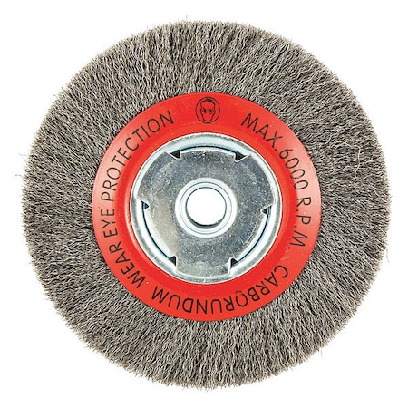 Zoro Select Wire Wheel Brush, 0.008" dia. Wire 66254443304