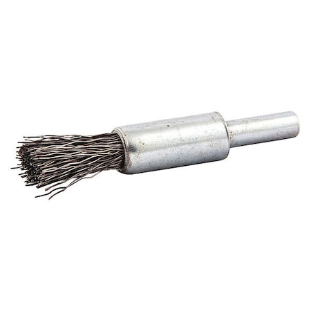 Zoro Select End Brush, Shank 1/4", Wire 0.012" dia. 66254443008