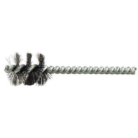 Zoro Select Tube Brush, 0.006" dia. Wire, Steel, PK10 66254443063