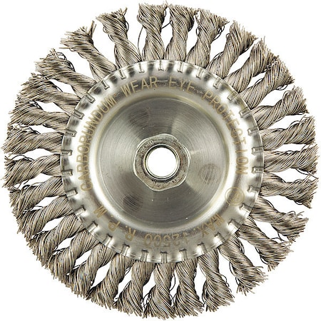 Zoro Select Wire Wheel Brush, 0.020" dia. Wire 66254442962