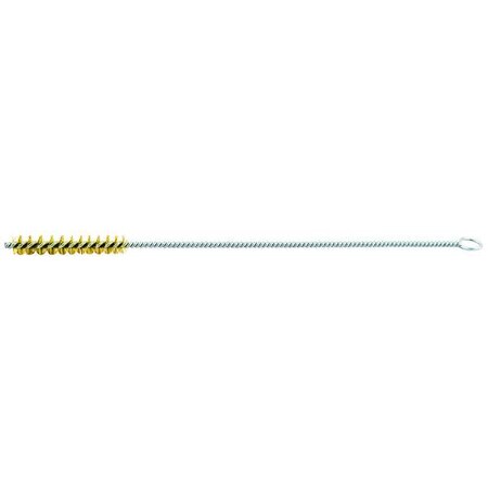 Zoro Select Tube Brush, 0.004" dia. Wire, Brass 66254442973