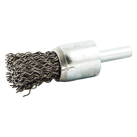 Zoro Select End Brush, Shank 1/4", Wire 0.020" dia. 66254443009