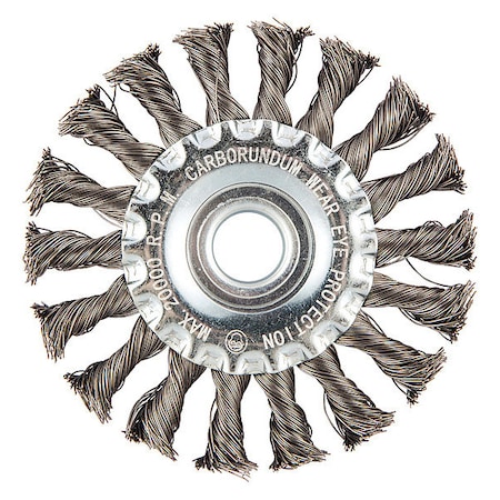 Zoro Select Wire Wheel Brush, 0.014" dia. Wire 66254442986